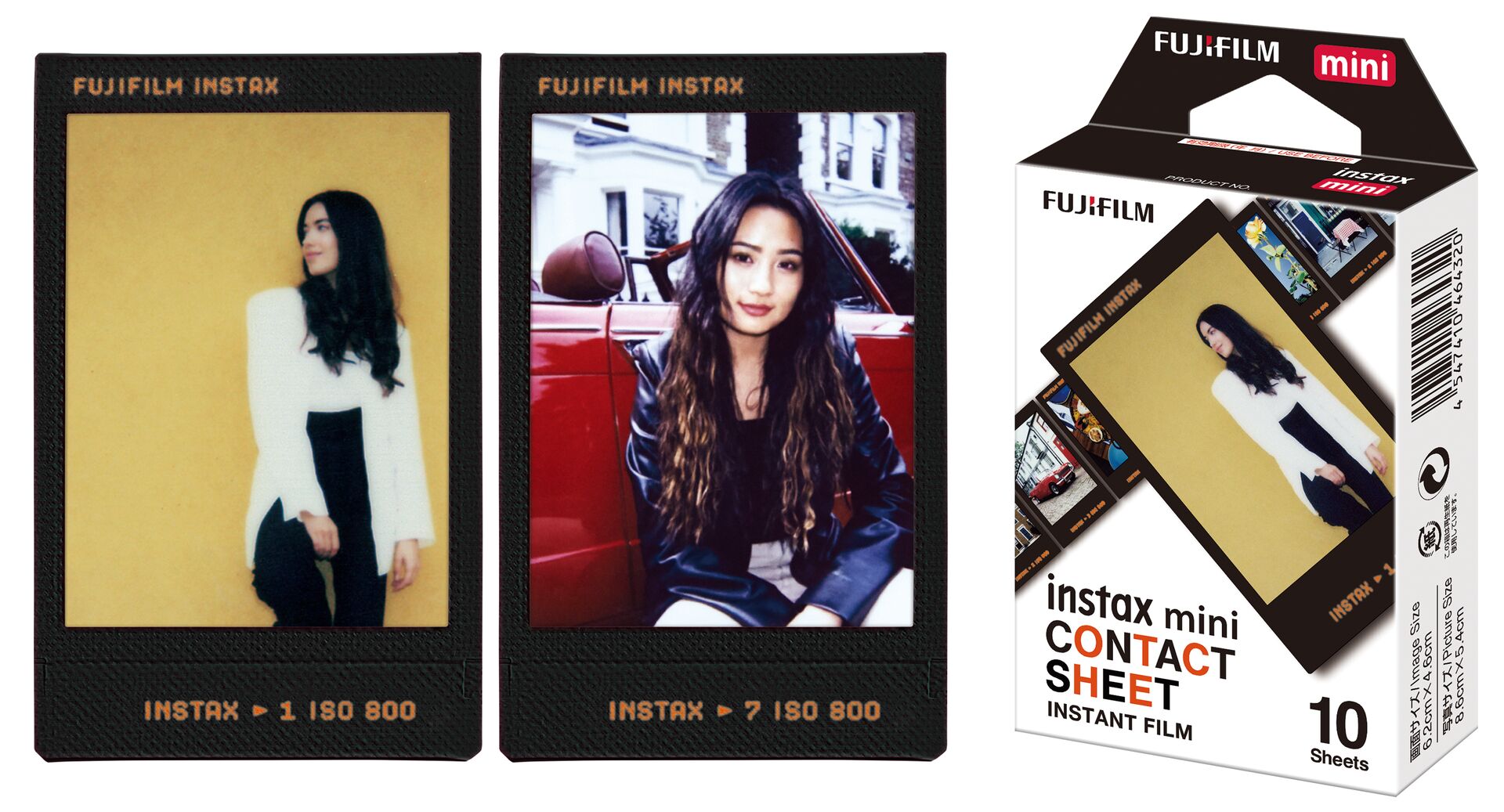 Combo de Filmes Fujifilm instax™ mini Contact Sheet 30 Fotos