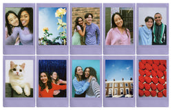 Combo de Filmes Fujifilm Instax Mini Colors, Rainbow 10 Fotos + Mini Lavander 10 Fotos + Mini Pink Lemonade 10 Fotos