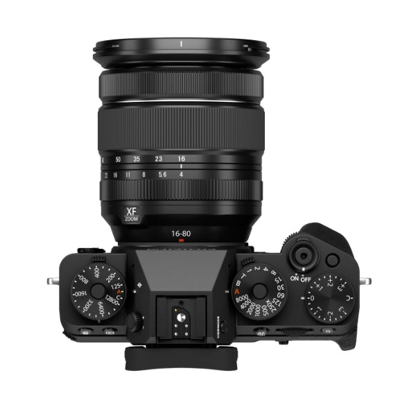 Kit Câmera Digital Mirrorless Fujifilm X-T5 Preta + Lente Zoom Fujifilm Fujinon XF16-80mm F4 R OIS WR