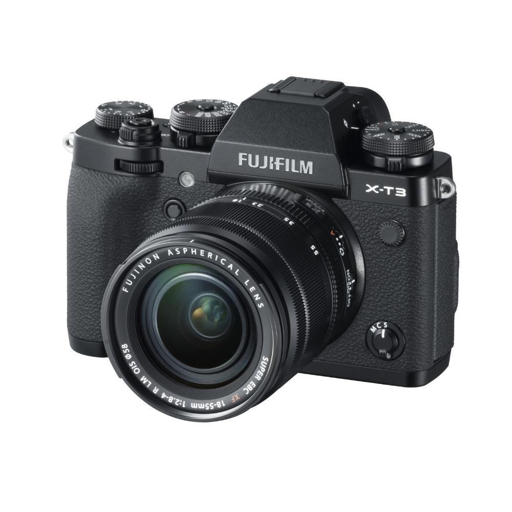 Câmera Digital Mirrorless Fujifilm X Series X-T3 - Preta (Carregamento USB-C) + Lente Zoom Fujifilm Fujinon XF18-55mm F2.8-4 R LM OIS