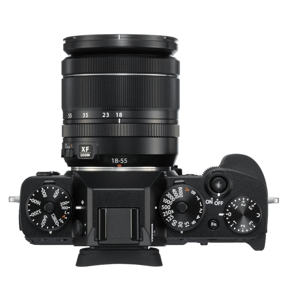 Câmera Digital Mirrorless Fujifilm X Series X-T3 - Preta (Carregamento USB-C) + Lente Zoom Fujifilm Fujinon XF18-55mm F2.8-4 R LM OIS