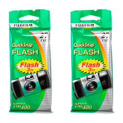 Combo |  2 Fujifilm QuickSnap - Câmera analógica de uso único com filme embutido