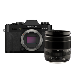 Kit Câmera Digital Mirrorless Fujifilm X Series X-T30II PRETA + Lente Zoom Fujifilm Fujinon XF18-55mm F2.8-4 R LM OIS