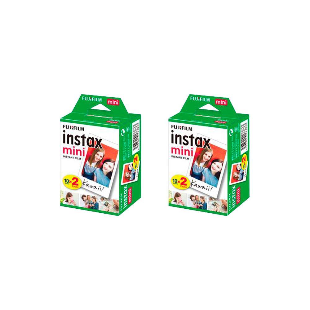 Combo de Filmes Fujifilm instax™ mini Branco 40 Fotos
