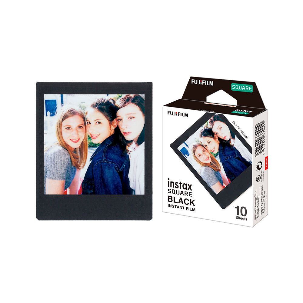 Combo de Filmes Fujifilm instax™ SQUARE Black com 20 Fotos